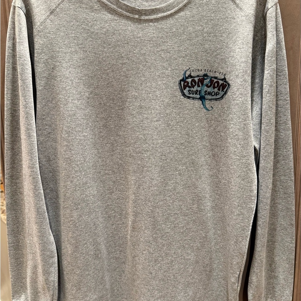 Ron Jon Gray and Blue Surf Shop Tee